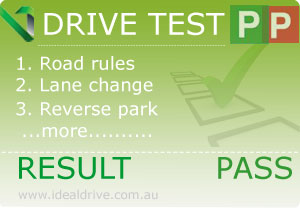 Vic roads licence test lessons in progress